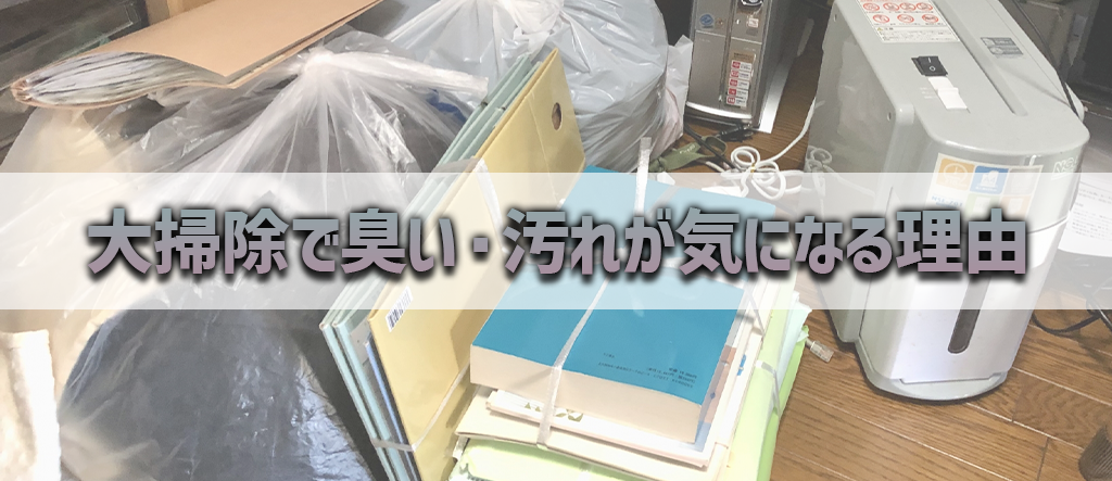 大掃除　臭い　汚れ　気になる